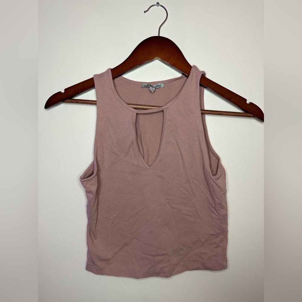 Charolette Russe Pink Tank Woman SZ S